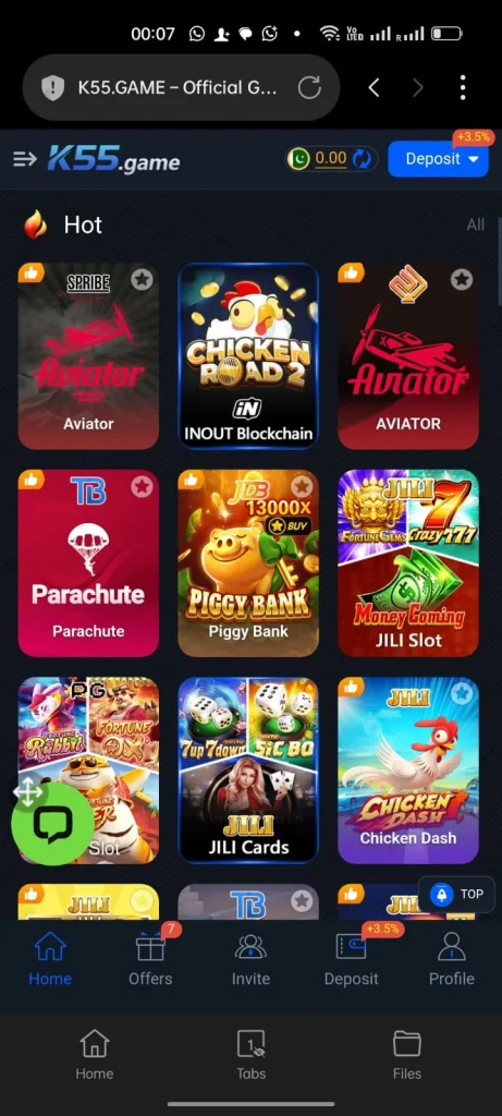 K55 Game Download APK